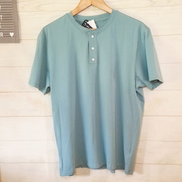 Paper Denim Cloth Henley Tshirt 